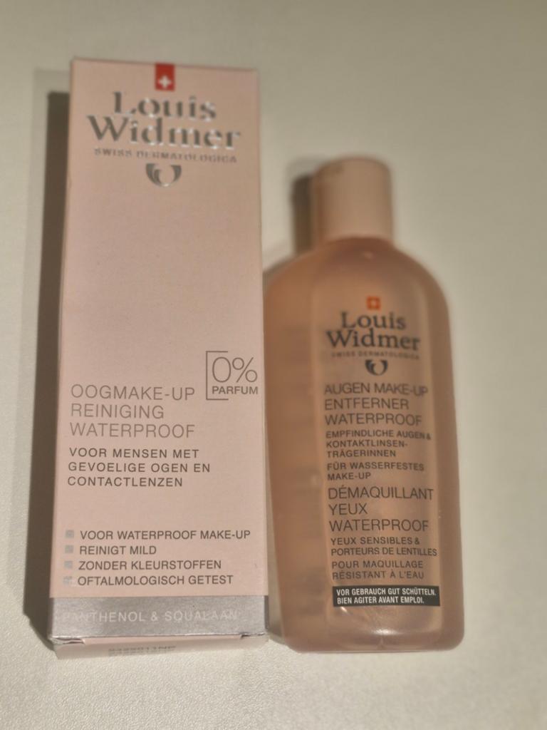 Louis Widmer oogmake-up reiniger waterproof nieuw, Ophalen of Verzenden, Nieuw, Ogen