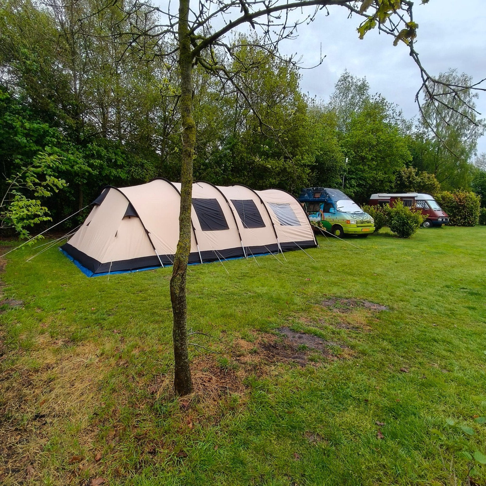 Geweldige Familia 6 Obelink tent te koop, Caravans en Kamperen, Ophalen, Gebruikt, Tot en met 6