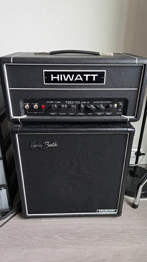 Hiwatt T20/10 Buizenversterker, Ophalen, Zo goed als nieuw, Gitaar, Minder dan 50 watt