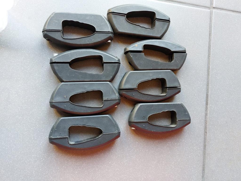 2 sets skikoffer adapters, Ophalen of Verzenden