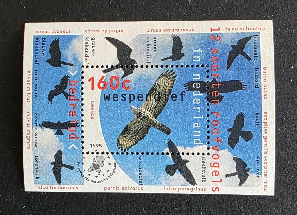 Nederland 1995 - Roofvogels - 160c Wespendief, Postzegels en Munten, Postzegels | Nederland, Ophalen of Verzenden, Na 1940, Postfris