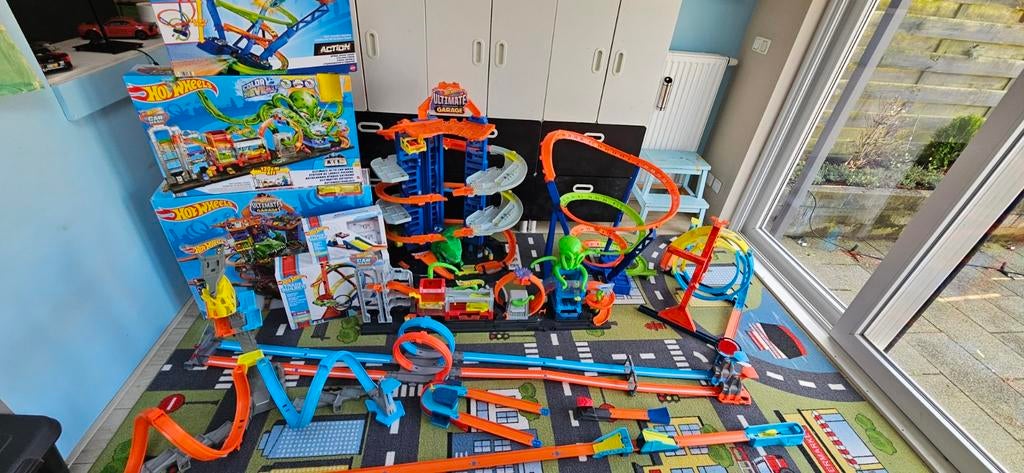 Grote Hot Wheels collectie!, Ophalen, Gebruikt, Jongen of Meisje