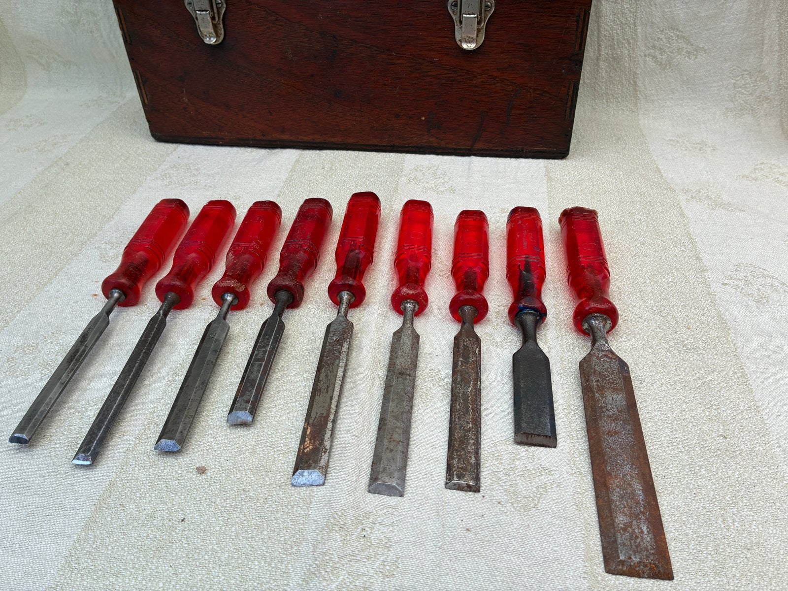 Nooitgedagt beitels Unbreakable 3061 serie - 9 stuks, Antiek en Kunst, Antiek | Gereedschap en Instrumenten, Ophalen of Verzenden