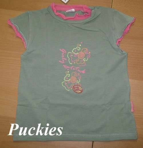 Groen/roze Dirkje shirt maat 110 *NIEUW* (8403) a, Kinderen en Baby's, Kinderkleding | Maat 110, Meisje, Dirkje, Nieuw, Ophalen of Verzenden