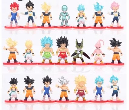 Dragonball Z actiefiguren set 21 stuks (7cm)