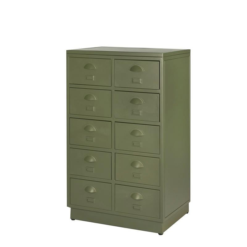 Refurbished Look Stalen Industriële Ladekast Retro Vintage, Huis en Inrichting, Kasten | Ladekasten, Info@dehanzeherten.nl, De Hanze Herten BV