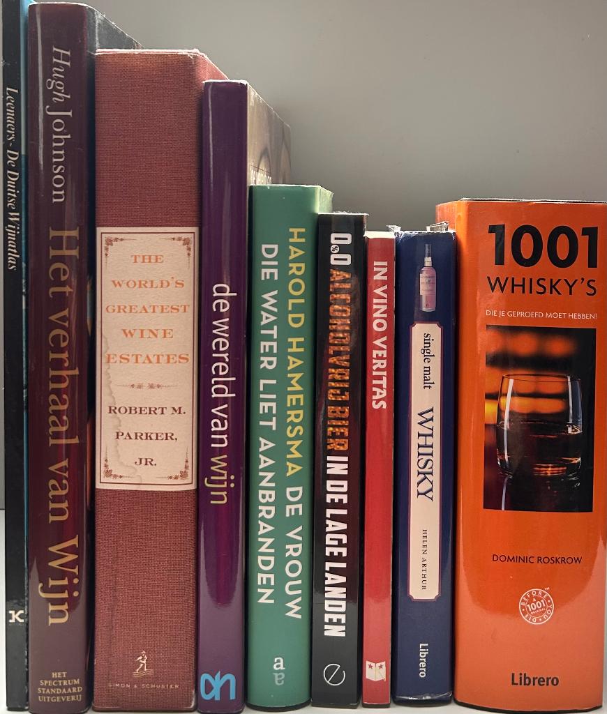 wijn en whisky boeken, Ophalen of Verzenden, Zo goed als nieuw, Overige gebieden, Overige typen