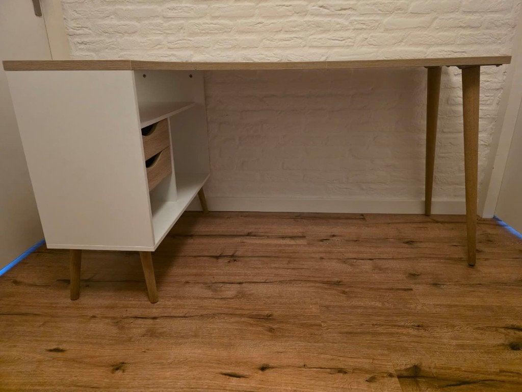 Bureau, Huis en Inrichting, Bureaus, Ophalen, Demontabel, Gebruikt, Hout