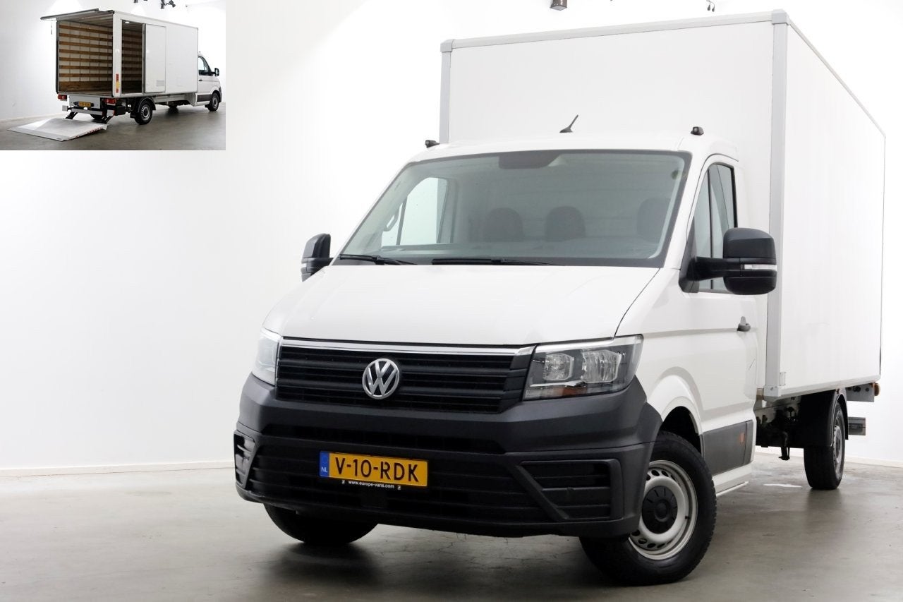 Volkswagen Crafter 35 2.0 TDI 140pk Bakwagen met laadklep en, Voorwielaandrijving, Dealer onderhouden, Gebruikt, Euro 6