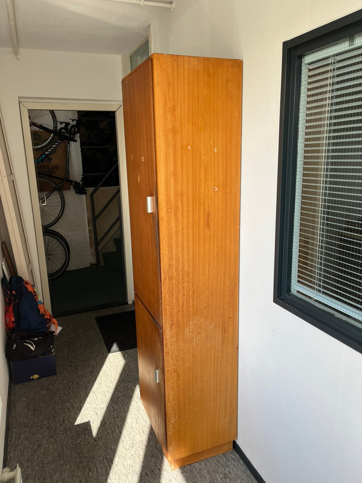 Kast Hout, Huis en Inrichting, Ophalen, Gebruikt, 50 tot 100 cm, 150 tot 200 cm