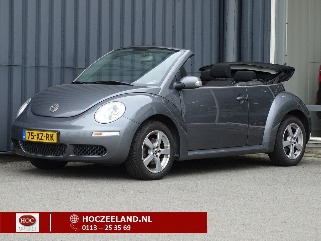 Volkswagen New Beetle Cabriolet 1.6Highline (bj 2007), Auto's, Stof, Gebruikt, 4 cilinders, Cabriolet