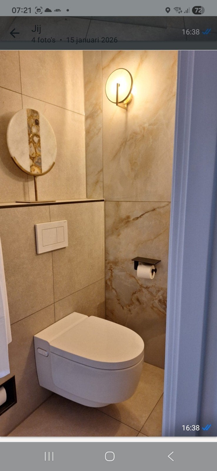 Wand/vloertegels te koop 60x60 betonlook nieuw in doos, Ophalen, Overige typen, Nieuw, 50 tot 100 cm