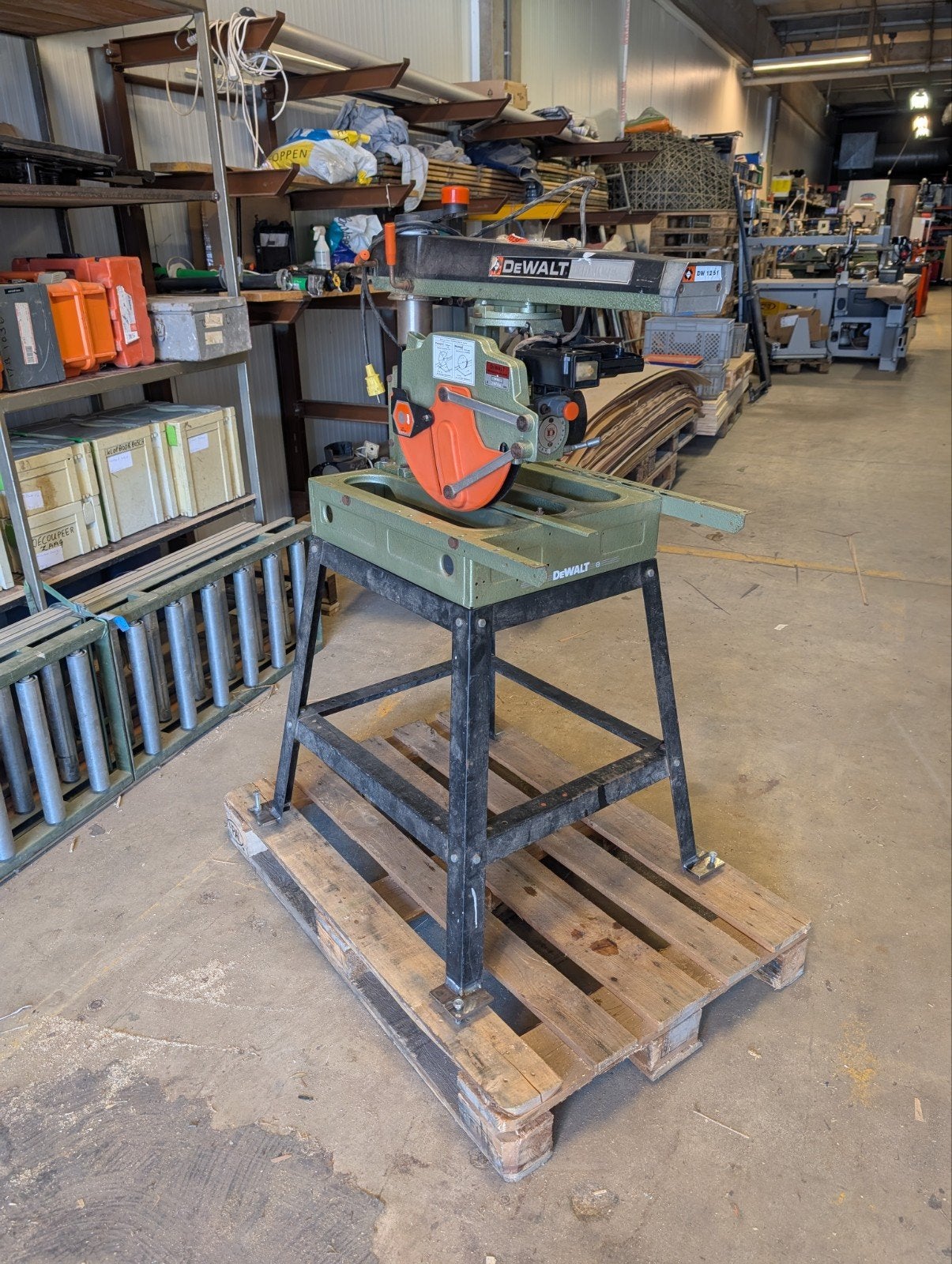 Dewalt DW 1251 Afkortzaag/Radiaalzaag, Doe-het-zelf en Verbouw, Gereedschap | Zaagmachines, Ophalen, Gebruikt, Dewalt, .