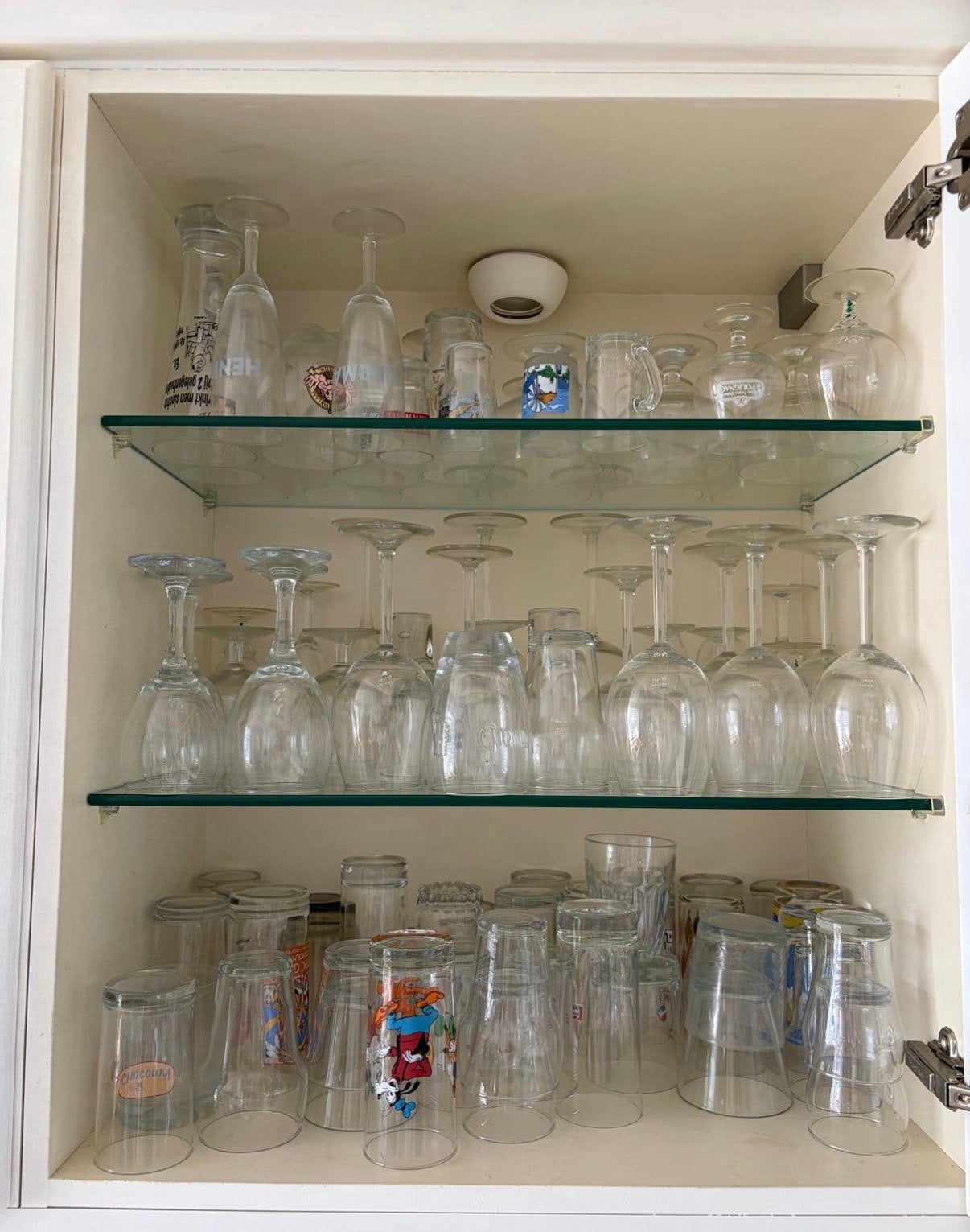 Set van allerlei glazen, Ophalen, Glas of Glazen, Overige stijlen, Glas