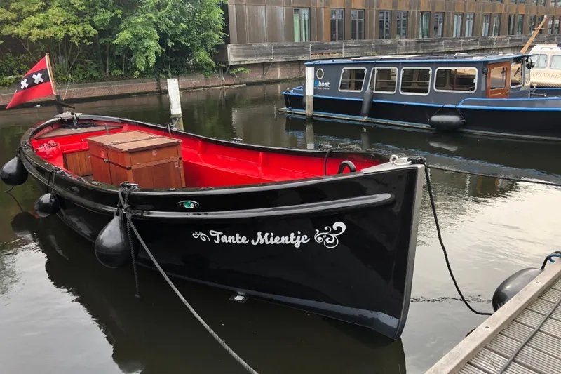 Originele Noorse reddingssloep met 30PK SABB motor., Binnenboordmotor, Diesel, Zo goed als nieuw, 8 m