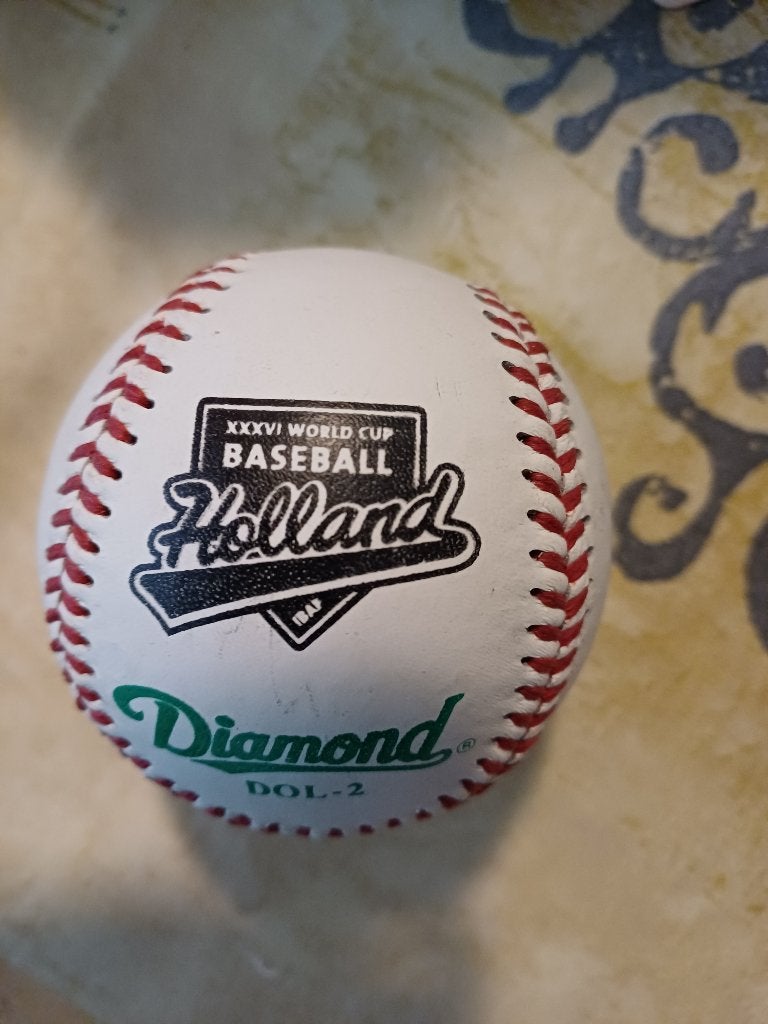 Nederlandse gesigneerde honkbal XXXVI World Cup Baseball, Ophalen, Nieuw, Honkbal, Bal