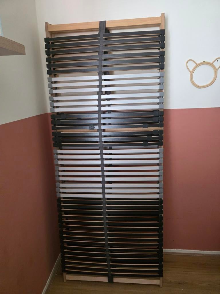 2x IKEA Leirsund Lattenbodem - Hardheid Verstelbaar, Ophalen, Nieuw, Eenpersoons, 90 cm