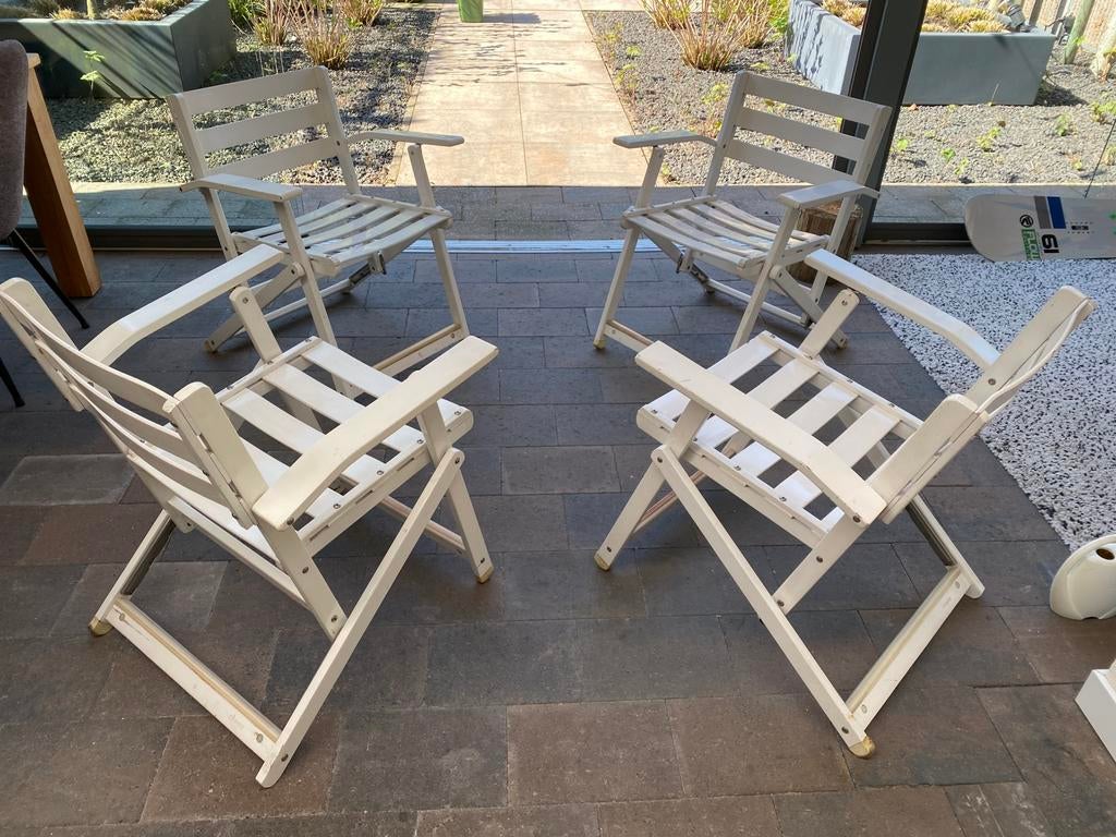 Tuinstoeltjes merk Reguitti, Tuin en Terras, Tuinsets en Loungesets, Ophalen, 4 zitplaatsen, Gebruikt, Stoel