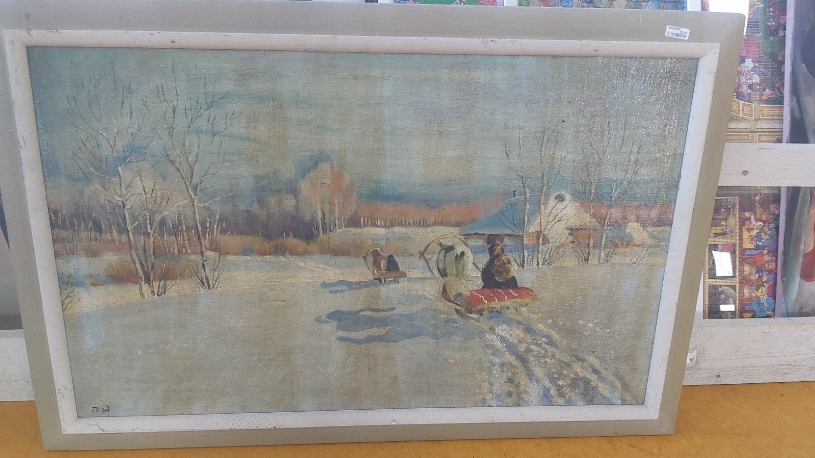 schilderij, Gebruikt, Overige kleuren, Modern, Scandinavisch, Tweepersoons