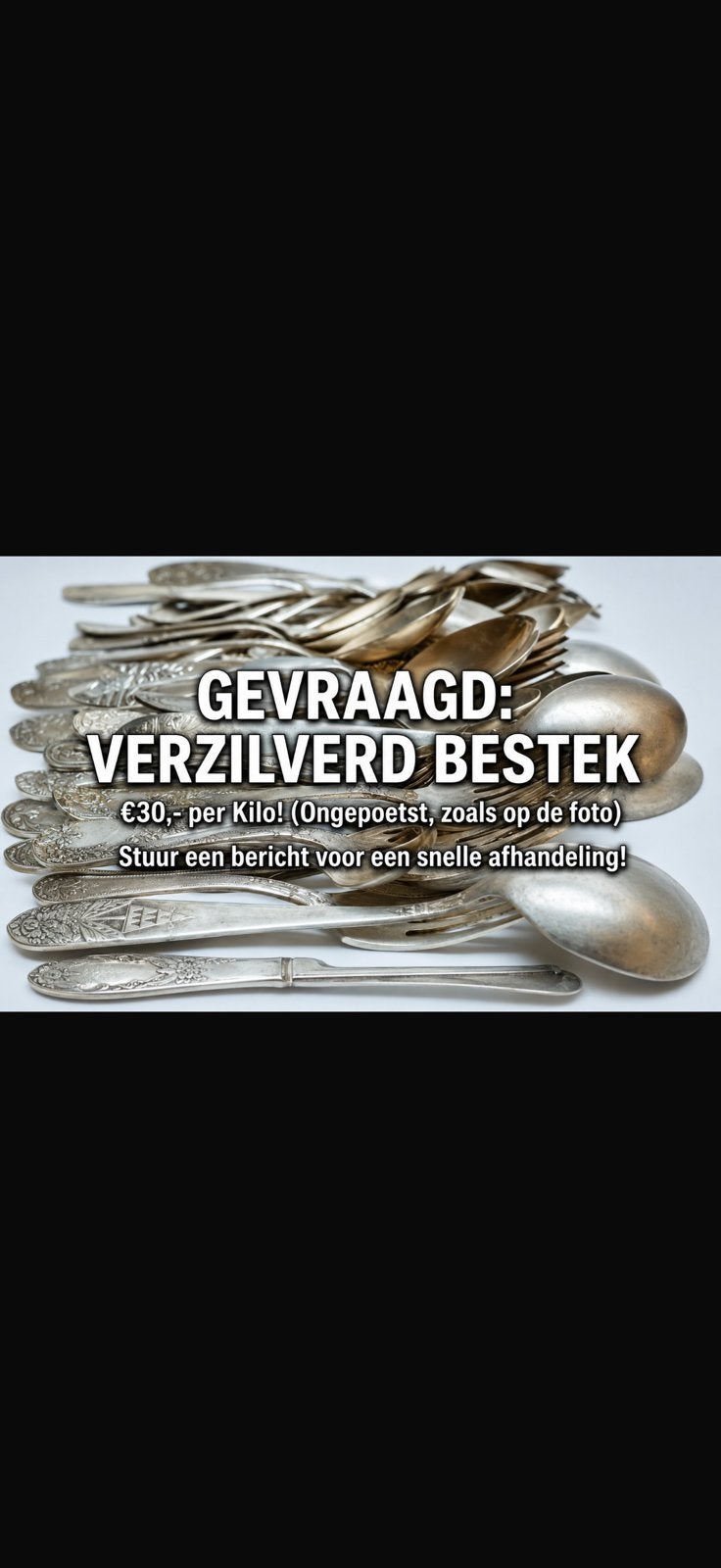 IK KOOP UW VERZILVERD BESTEK EN ARTIEKELEN, Eén persoon, Cadeaubon