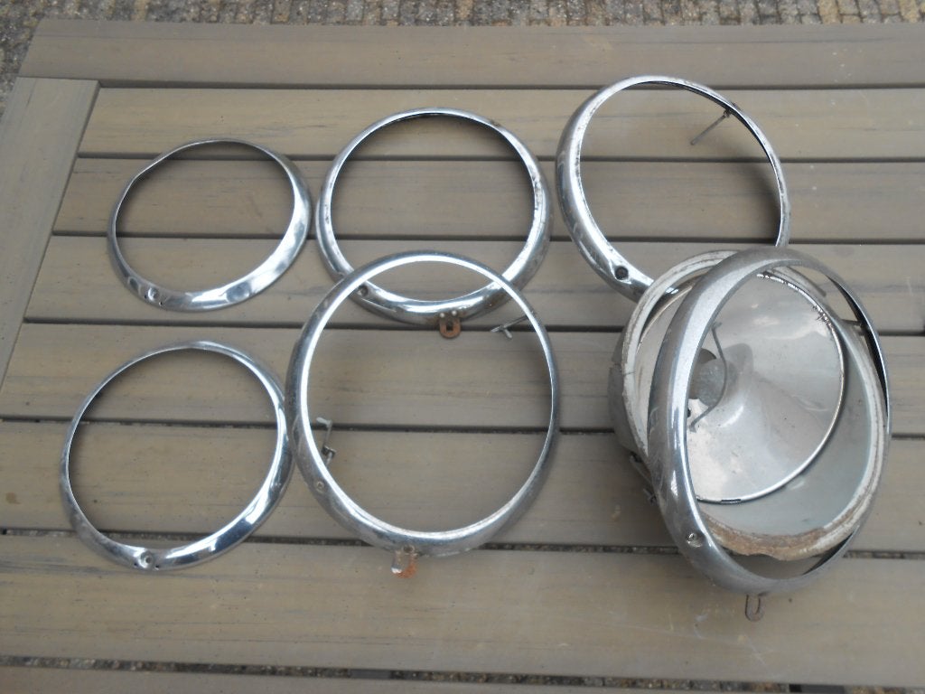 vw volkswagen kever koplamp delen liggende koplampen, Ophalen of Verzenden, Gebruikt, Oldtimer onderdelen
