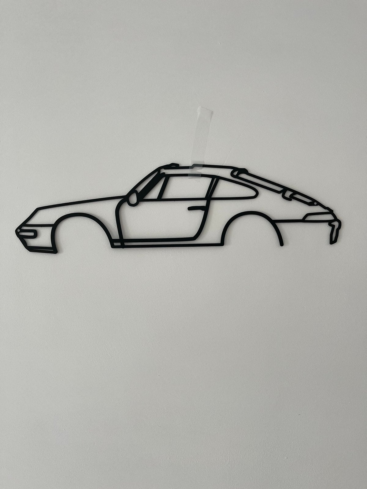 Porsche 911 (993) silhouet wanddecoratie, Ophalen of Verzenden, Porsche