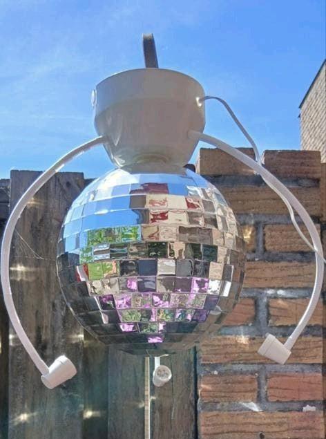IKEA Dansa discobal zonder plafondbevestiging, Ophalen of Verzenden, Gebruikt, Retro, Feestelijk, Disco