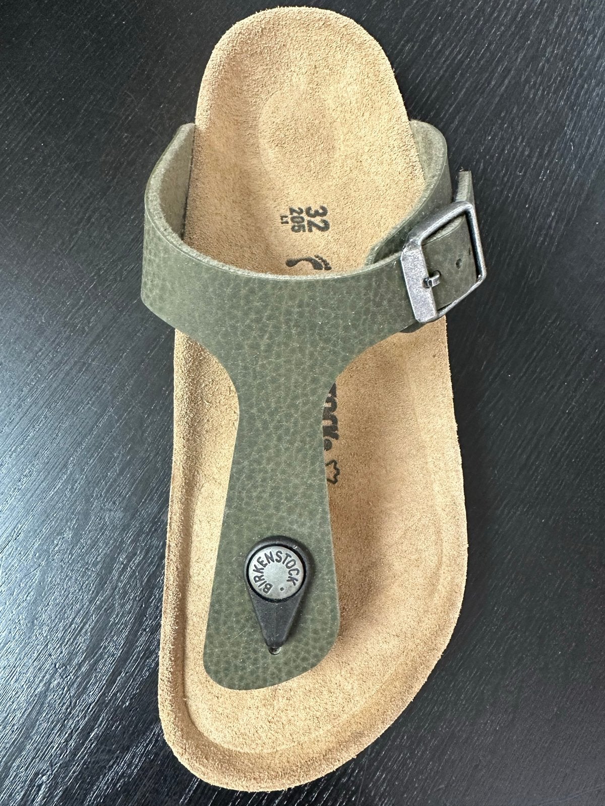 Birkenstock Gizeh teenslippers - Groen - Maat 32, Ophalen of Verzenden, Nieuw, Groen, Slippers