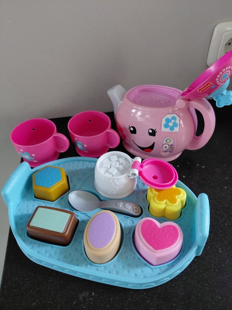 Fisher price theeset met licht en geluid, Ophalen, Speelset, Met licht