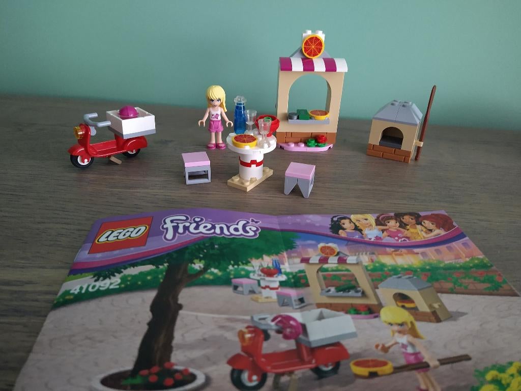 Lego Friends 41092 Stephanie's pizzaria, Compleet, Lego, Friends, Ophalen of Verzenden