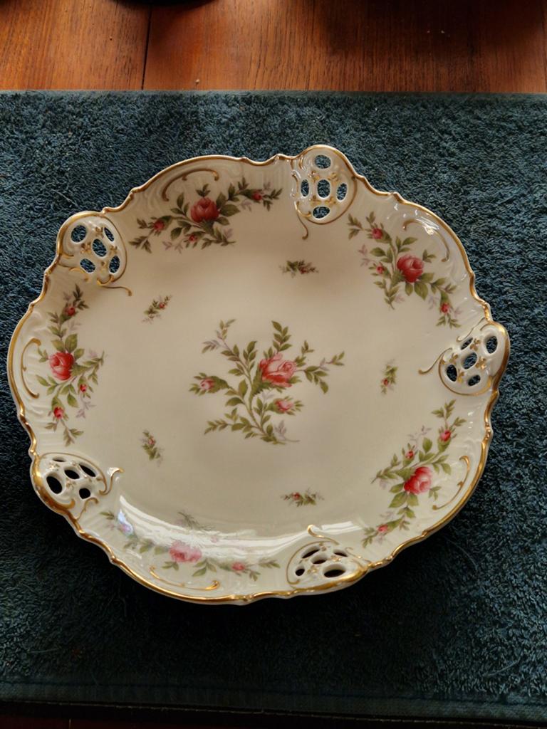 Rosenthal schaaltje moliere Moosrose motief, Ophalen of Verzenden