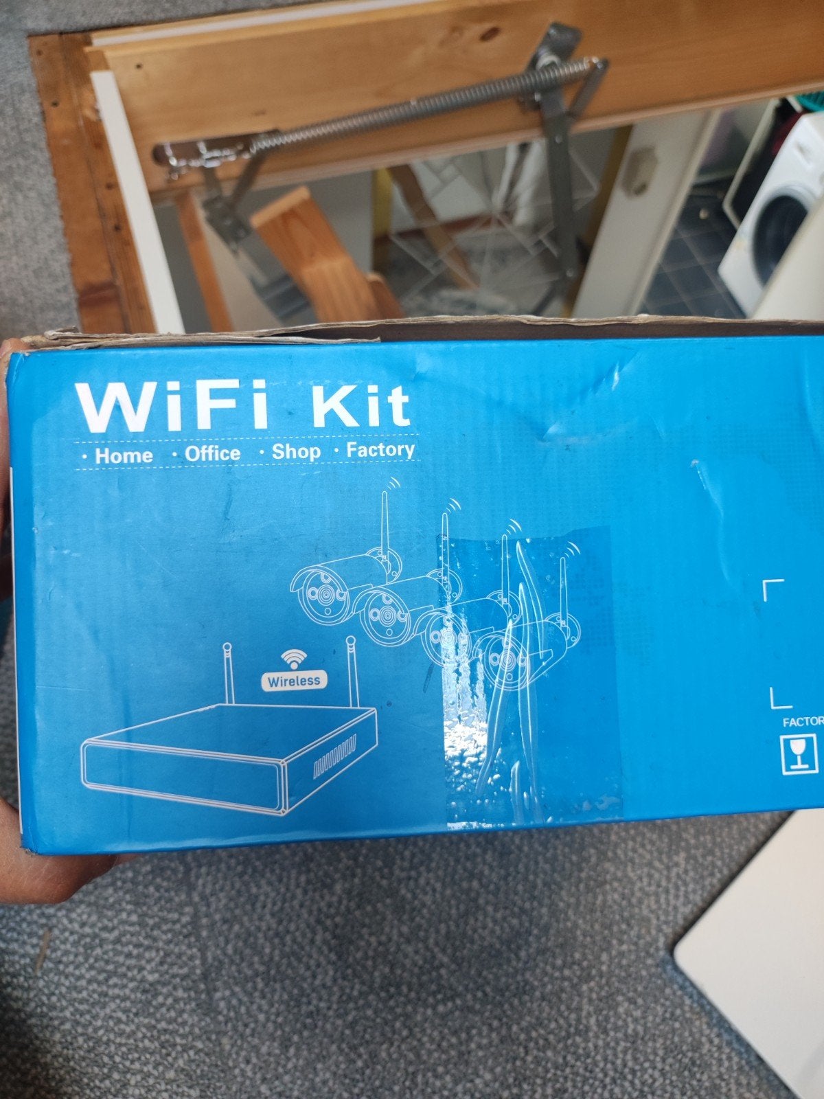 WiFi Kit Beveiligingscamera's voor Thuis/Kantoor, Ophalen of Verzenden, Nieuw, Buitencamera