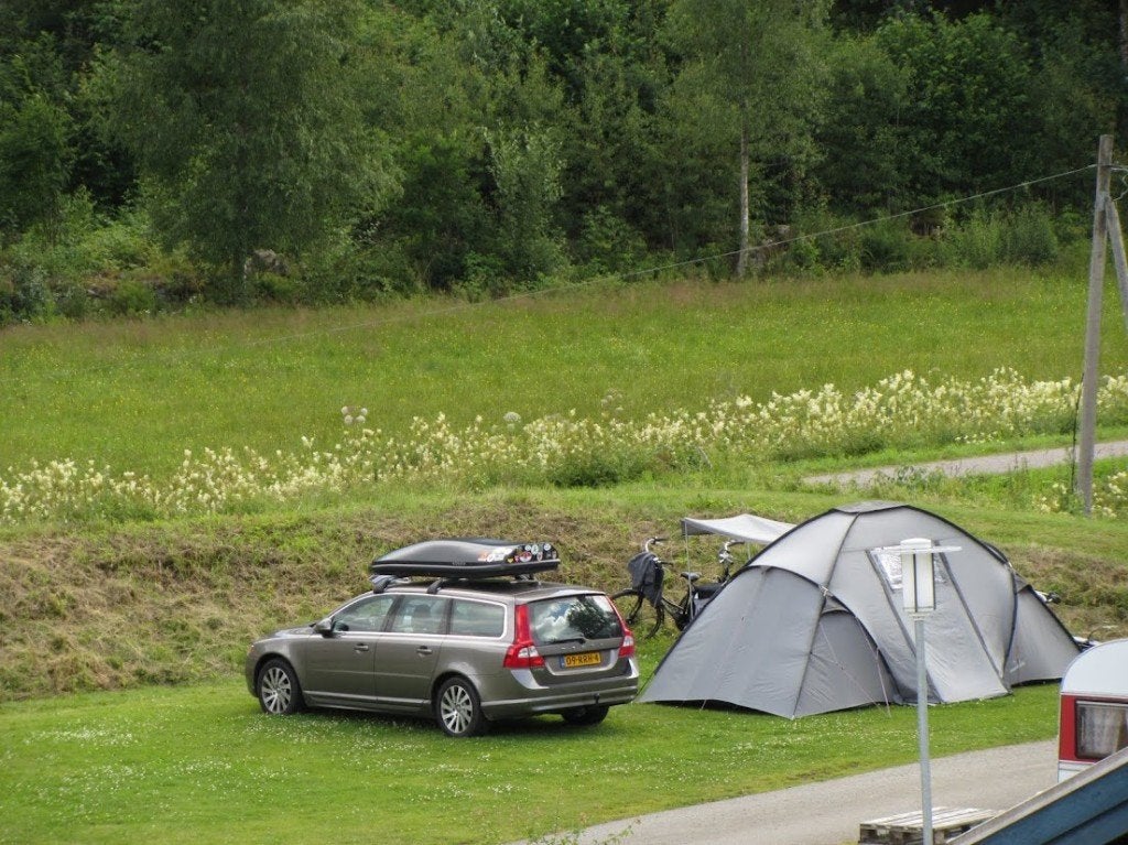 Thule Volvo dakbox, Auto diversen, Dakkoffers, Ophalen, Zo goed als nieuw
