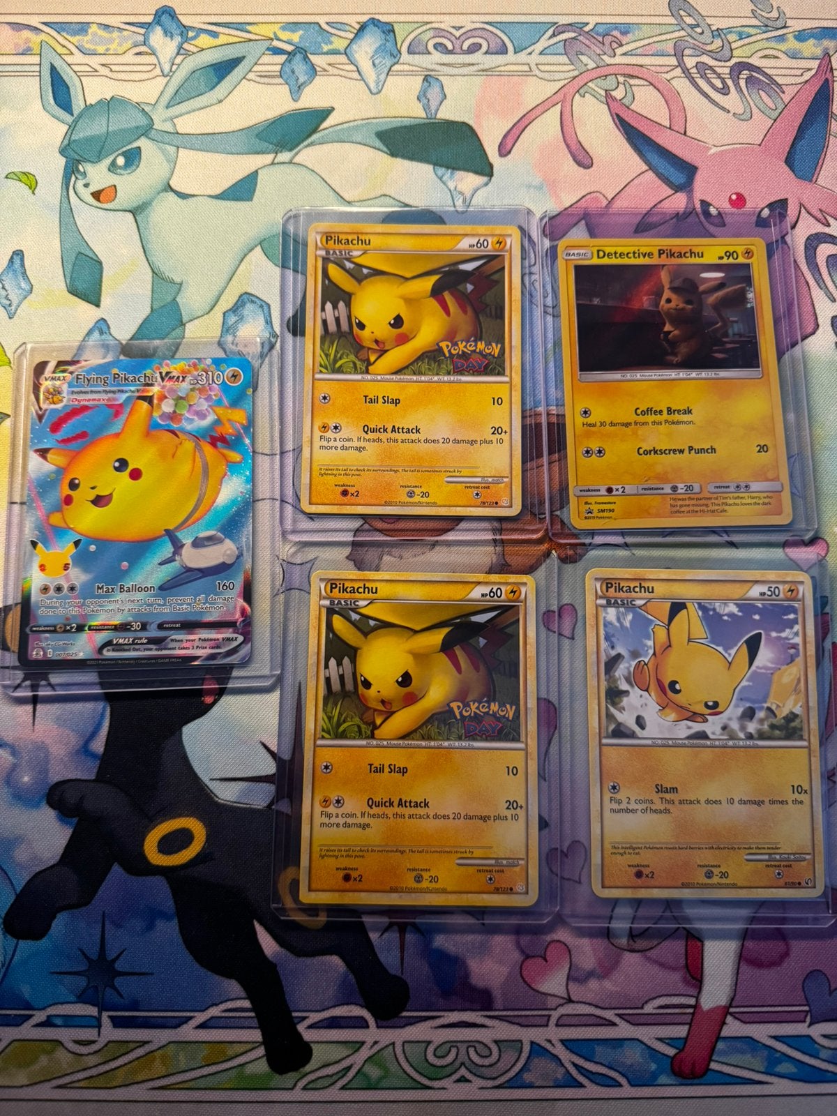 Pokemon Pikachu Pokemon Day, Detective & Celebration., Ophalen of Verzenden, Nieuw, Losse kaart