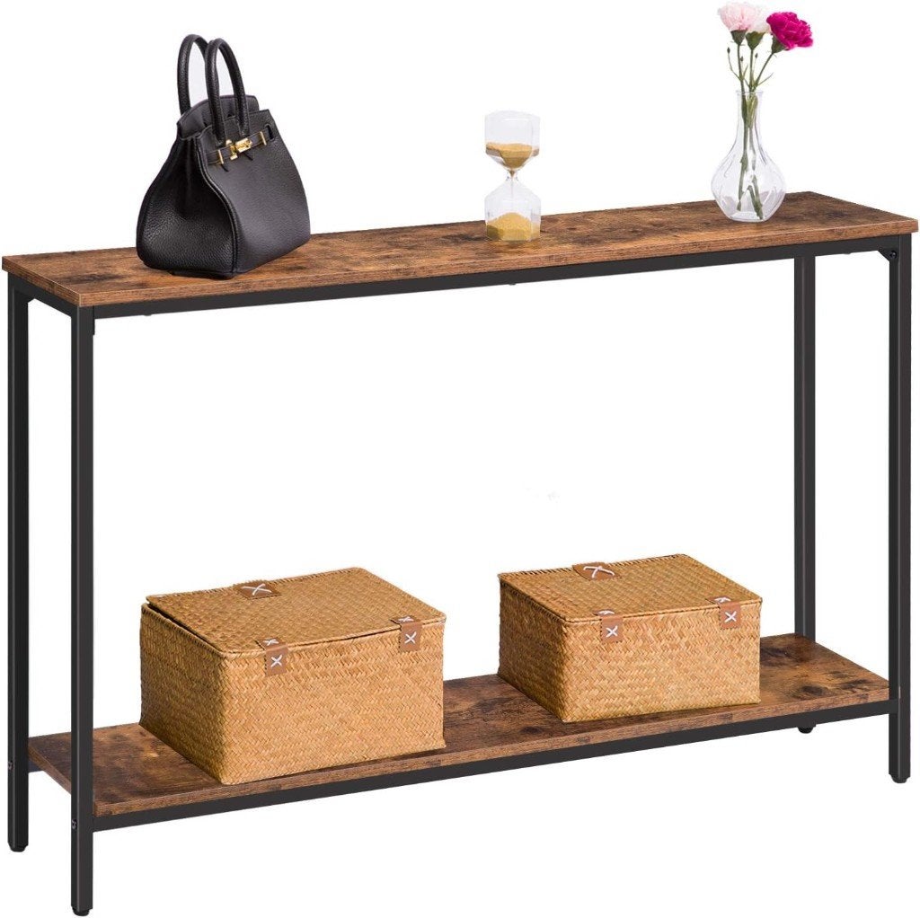 Foto 7 van Nieuwe Sidetable - Consoletafel 120 cm Bruin-120x20x75cm