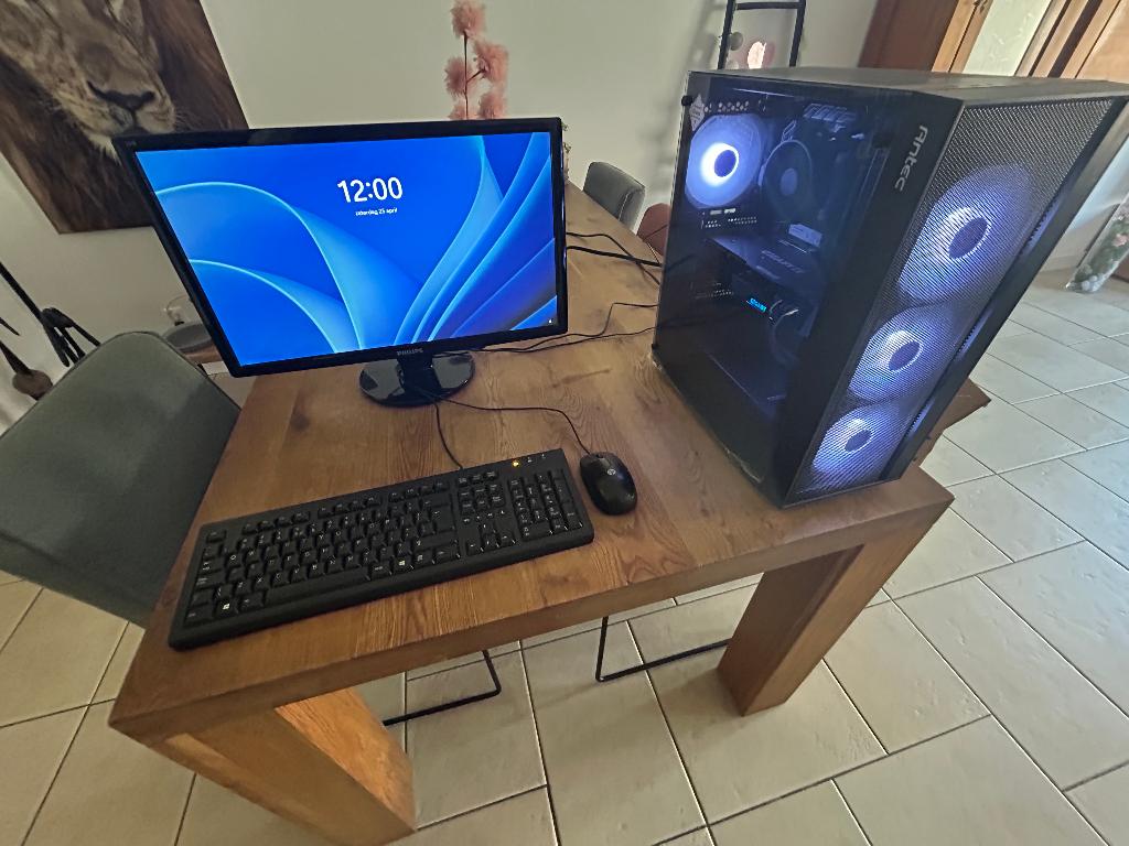 Game PC | Ryzen 5 5600 | 16GB | RTX 3070 8GB | 512GB NVMe |, Ophalen, AMD Ryzen 5, HDD, Met videokaart