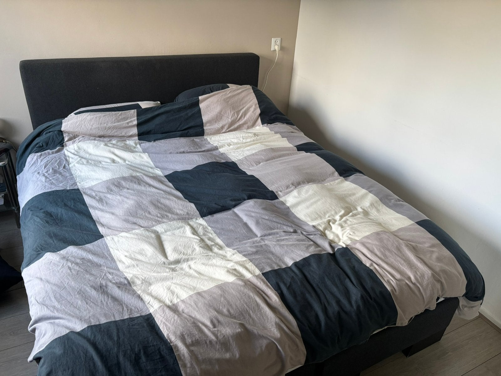 Bed, Ophalen, Gebruikt, Zwart, Tweepersoons