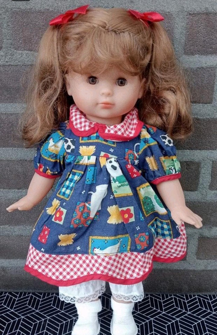 Mooie pop max zapf 1989 vintage   38cm groot    nr1, Ophalen, Zo goed als nieuw, Pop