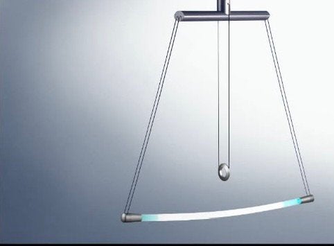 Hanglamp Lazzurro designer Frans van Nieuwenborg, Ophalen, Zo goed als nieuw, Kunststof
