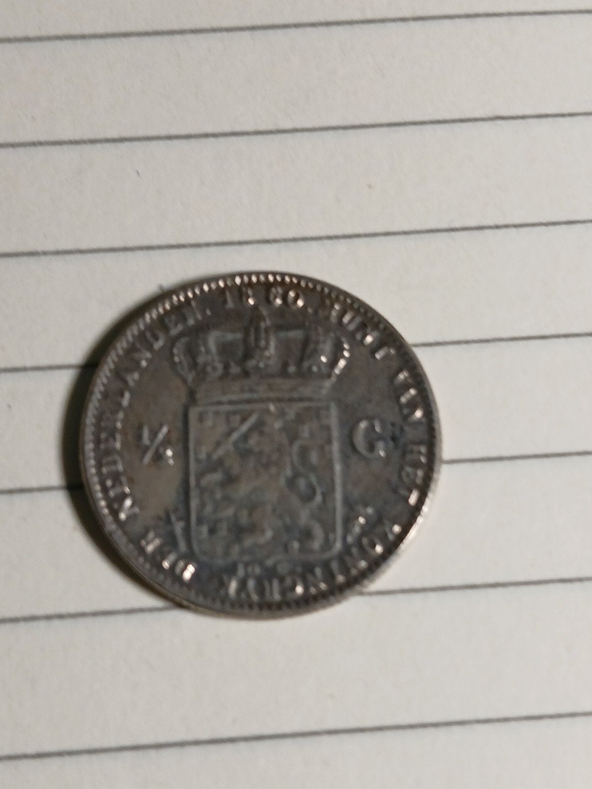 2x 1/2 Gulden Nederland, Ophalen of Verzenden, Koning Willem III, 1 gulden