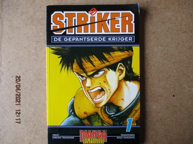 adv1657 striker, Eén stripboek, Ophalen, Gelezen