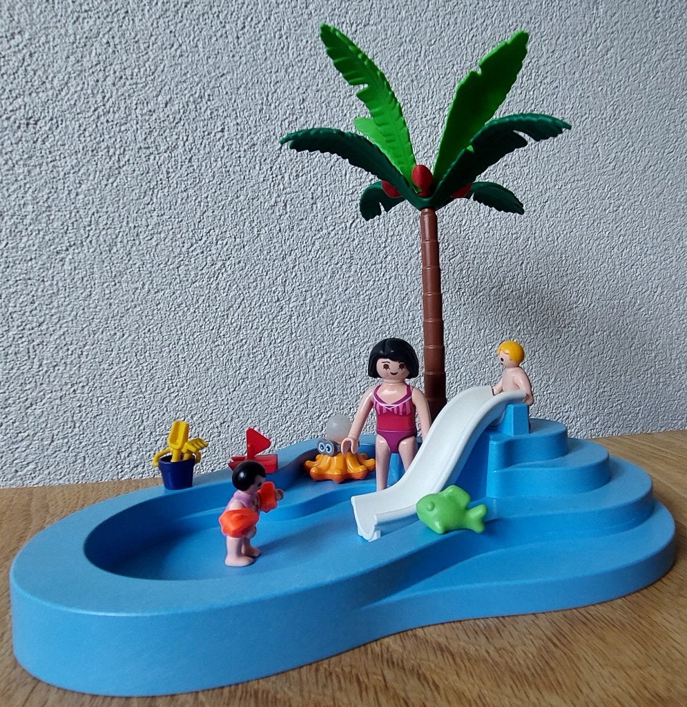 Kinderbad met glijbaan van Playmobil, Complete set, Overige typen, Ophalen of Verzenden, Summer fun