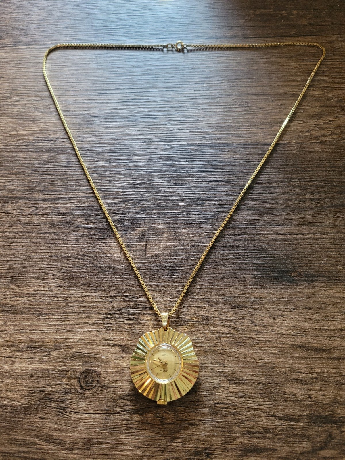 VINTAGE DAMES HANGHORLOGE., Ophalen of Verzenden, Goud, Overige materialen