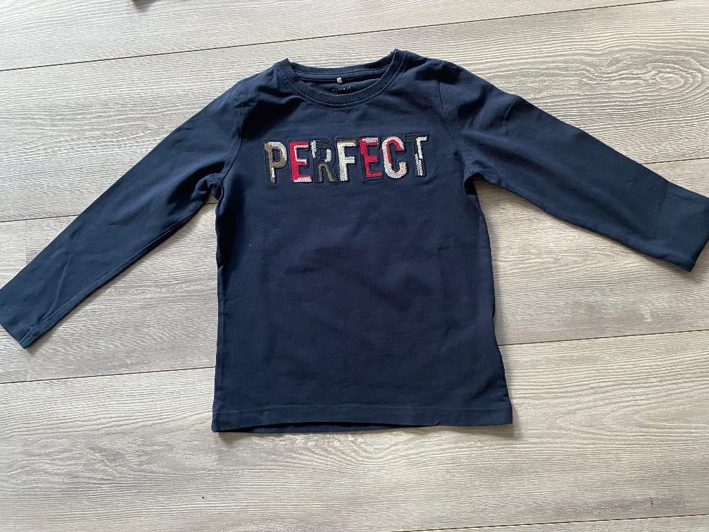 NAME IT longsleeve maat 116, Kinderen en Baby's, Kinderkleding | Maat 116, Meisje, Ophalen of Verzenden, Zo goed als nieuw, Shirt of Longsleeve