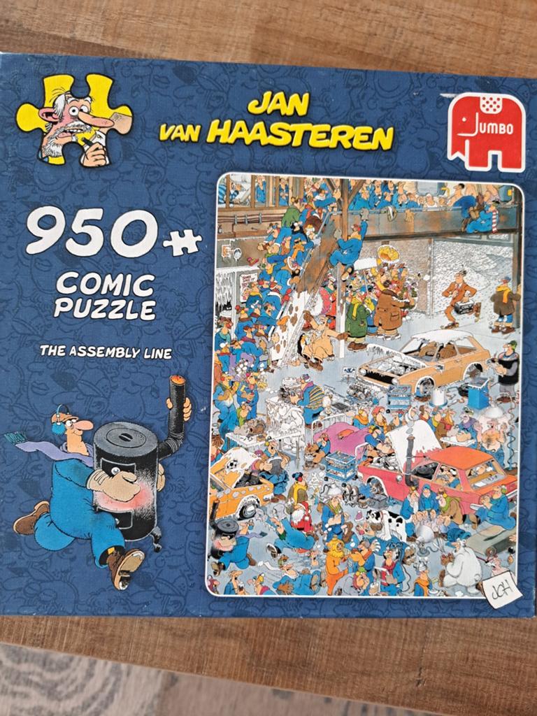 Jan van Haasteren The assembly line, Ophalen, 500 t/m 1500 stukjes, Zo goed als nieuw