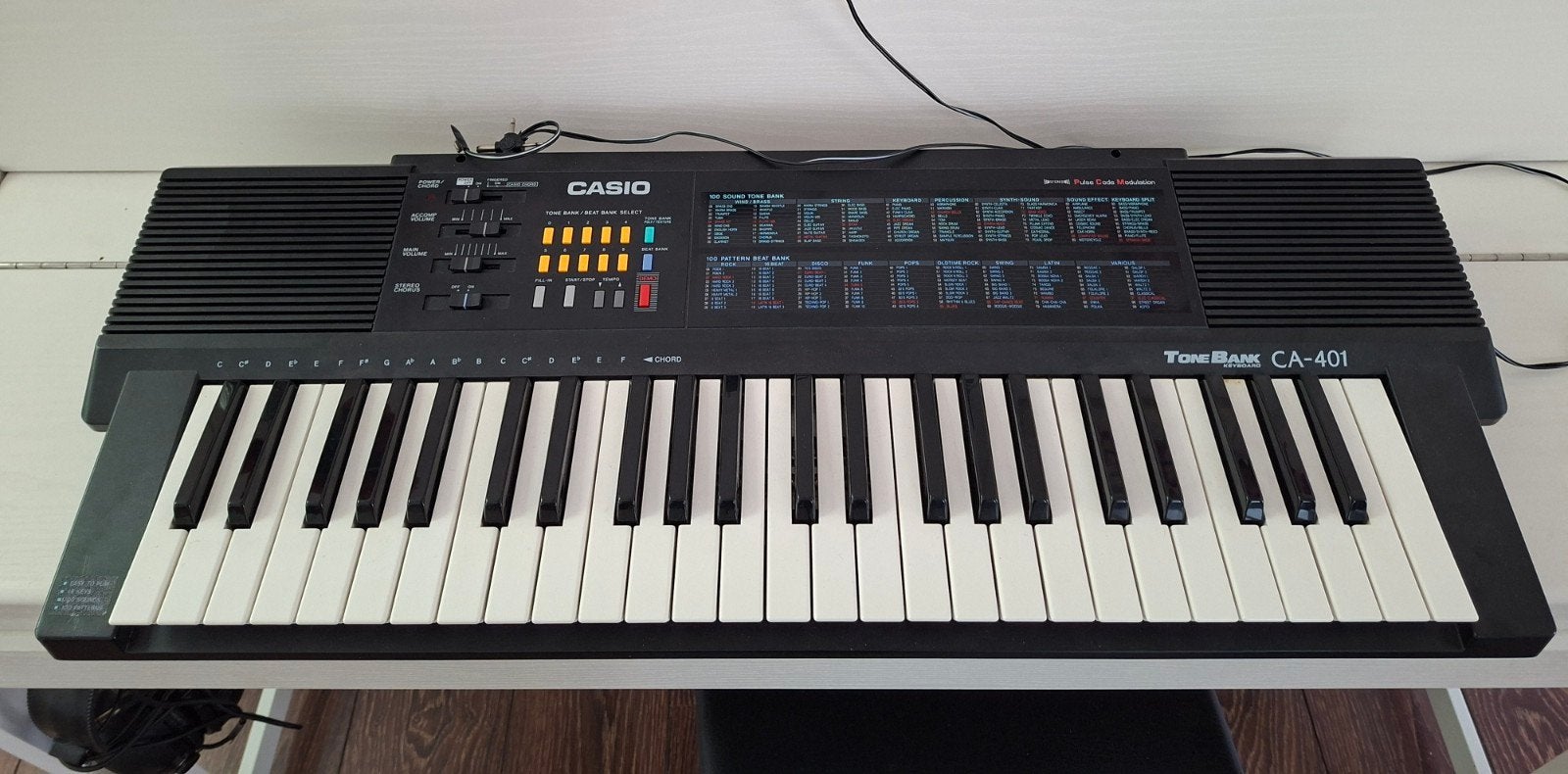 Casio ToneBank CA-401 Keyboard/Vintage Klassieker (Inc. doos, Ophalen, Gebruikt