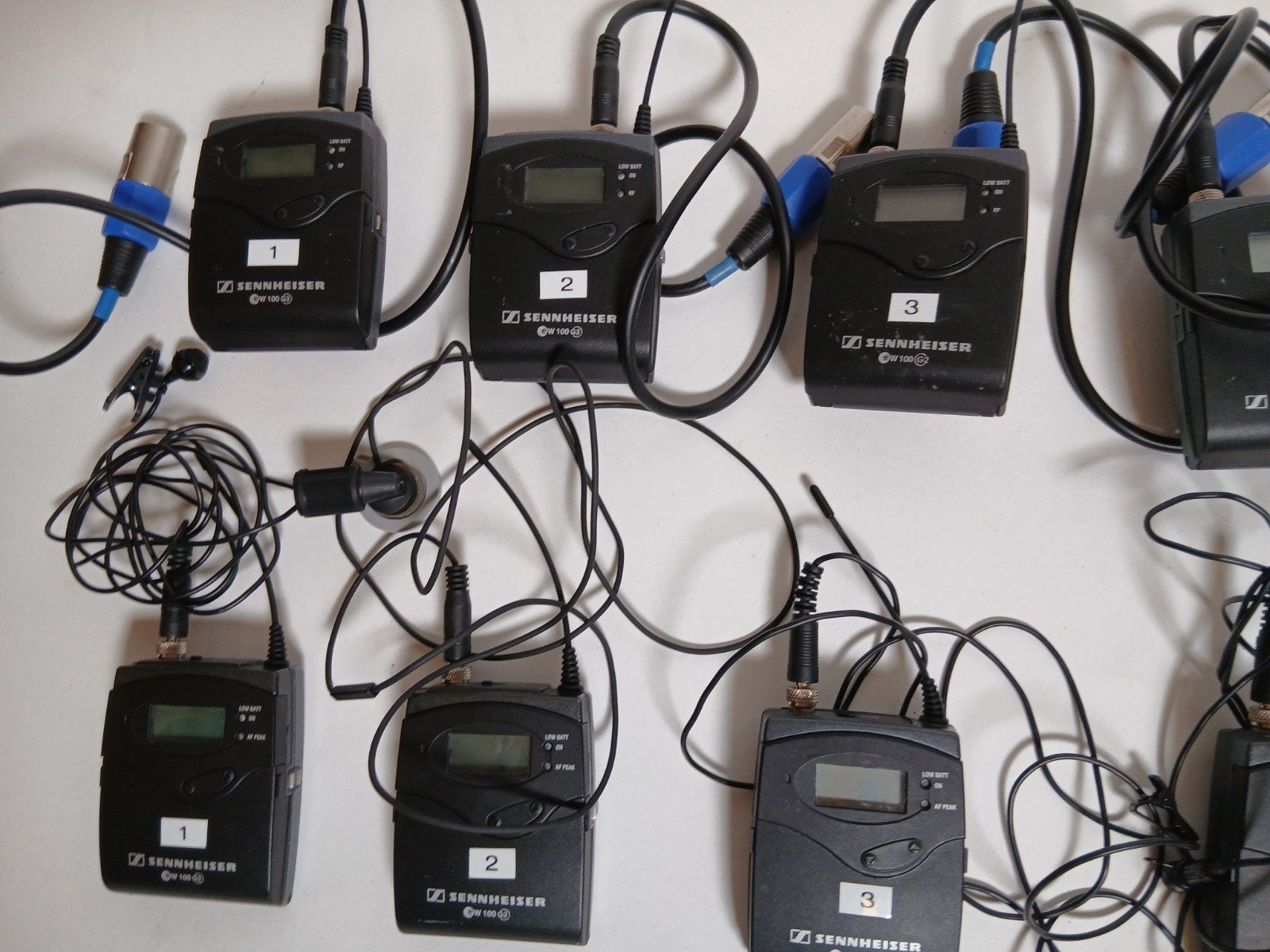 Sennheiser EW 100 G3 Draadloze Microfoon Sets (8 stuks), Muziek en Instrumenten, Microfoons, Ophalen of Verzenden, Gebruikt, Overige typen