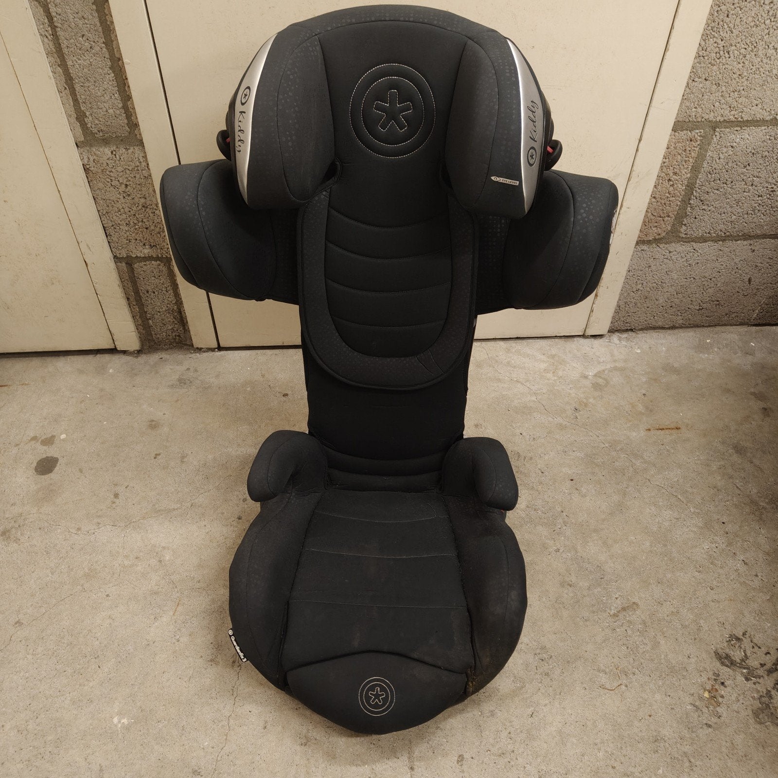 Kiddy Guardianfix 3 autostoel - Zwart - 9-36 kg, Overige merken, Autogordel of Isofix, Gebruikt, Verstelbare rugleuning