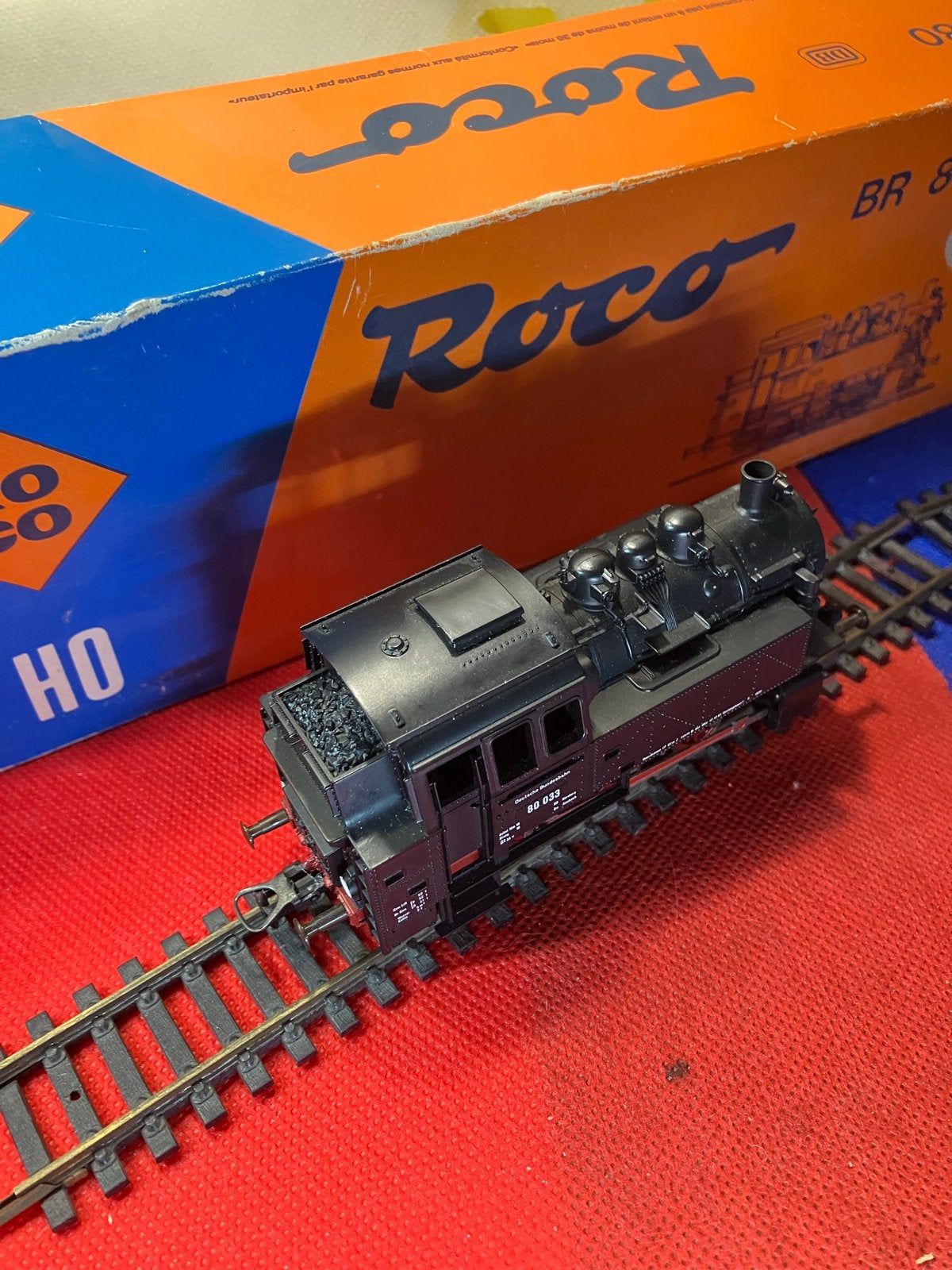 Roco H0 Stoomlocomotief BR 80 033 DB - Made in Austria, Hobby en Vrije tijd, Gebruikt, Ophalen of Verzenden, Roco, Analoog