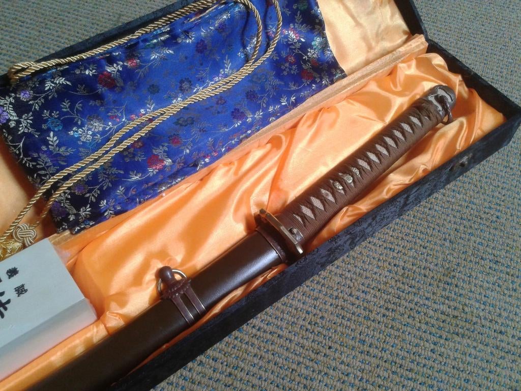 Moderne woii katana, dus niet oud. Zwaard, sabel, mes, Verzamelen, Ophalen of Verzenden, Overige soorten, Azië, Zwaard of Sabel